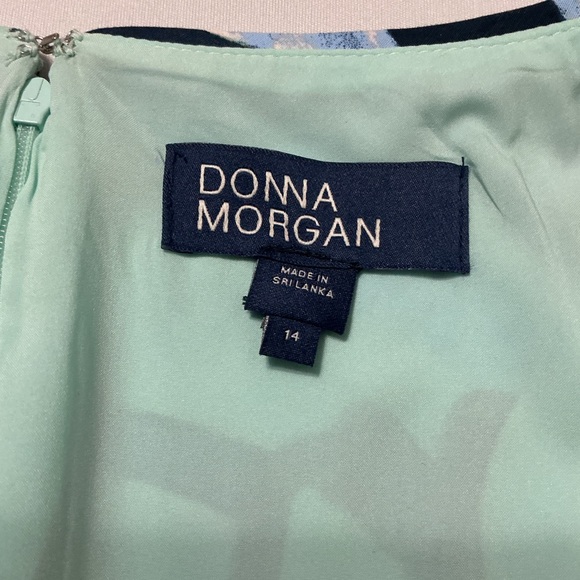 Donna Morgan Poplin Floral Print Sheath Mini Dress, Size 14, NWT Dillards - Picture 5 of 16
